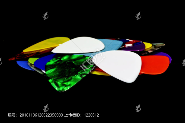 多色吉他撥片