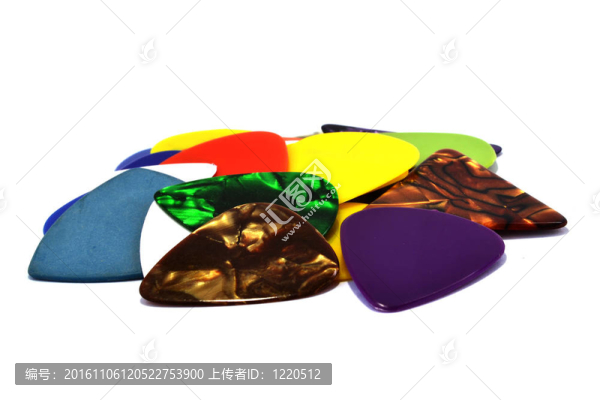多色吉他撥片