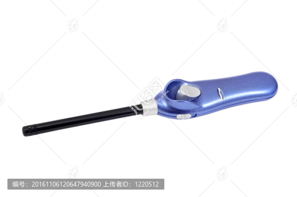 白色背景下的氣體壓電打火機(jī)