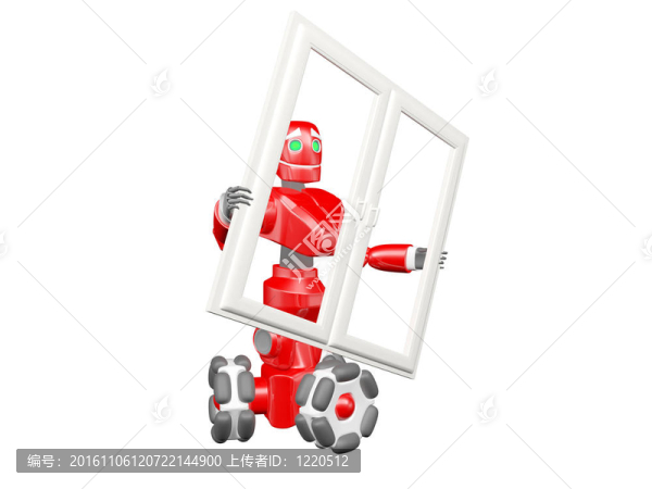 紅色機器人插入窗口