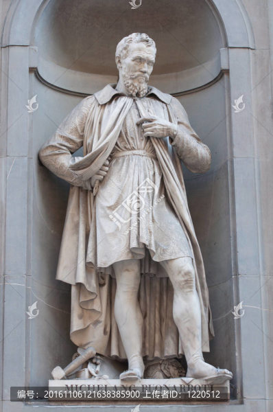 Michelangelo,Buonaroti的雕像