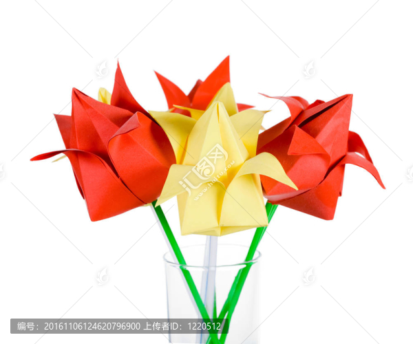 origamis。郁金香.