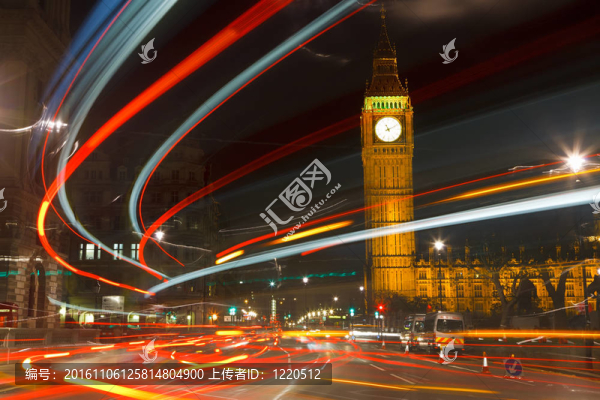 夜間倫敦交通