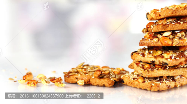 不同成分的餅干