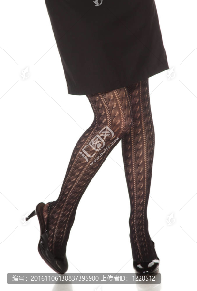 美麗的女性腿。