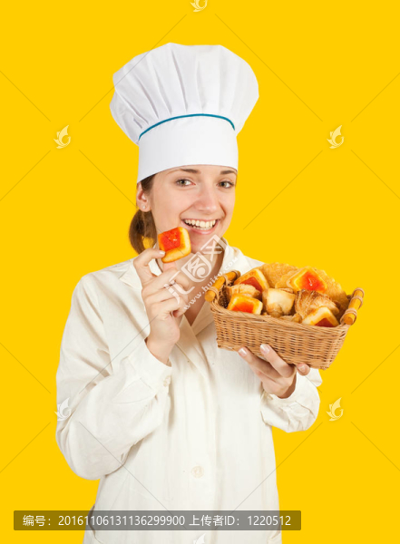女廚師與糖果