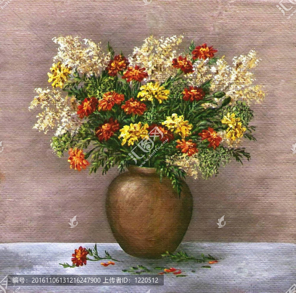 金盞花和藏紅花