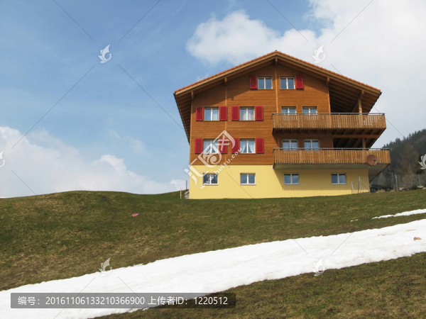 恩格爾貝格的春天；瑞士