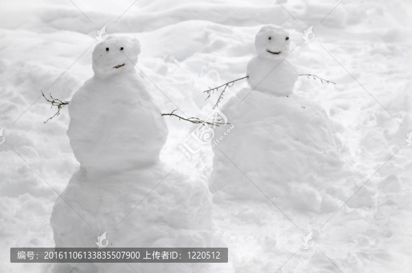 雪人夫婦