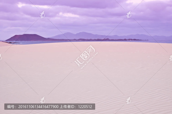 日落富埃特文圖拉島