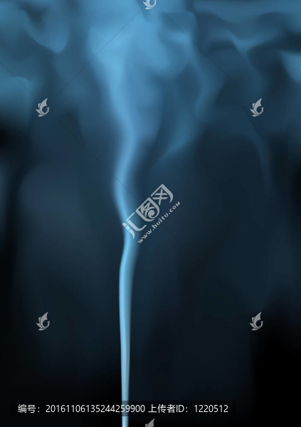 藍(lán)色的煙霧