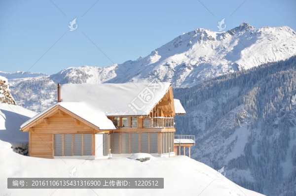 瑞士的度假別墅在Braunwald