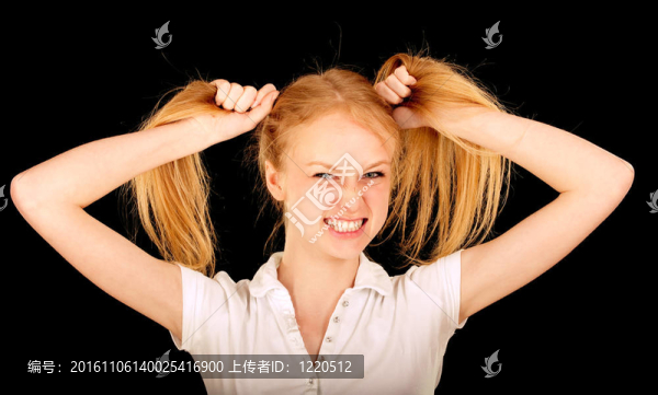 年輕金發(fā)女郎的肖像