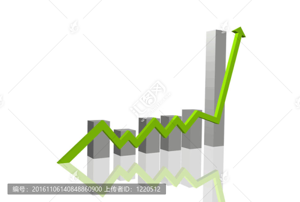 在白色背景上分離的三維圖的圖像。
