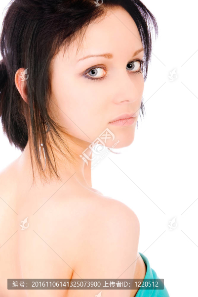 黑頭發(fā)女孩的畫像