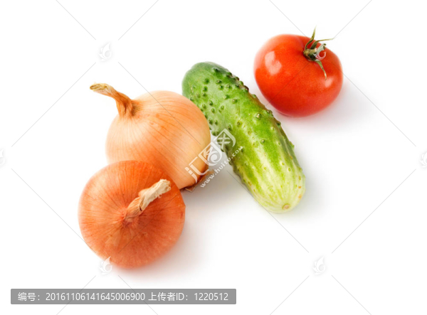 白底蔬菜