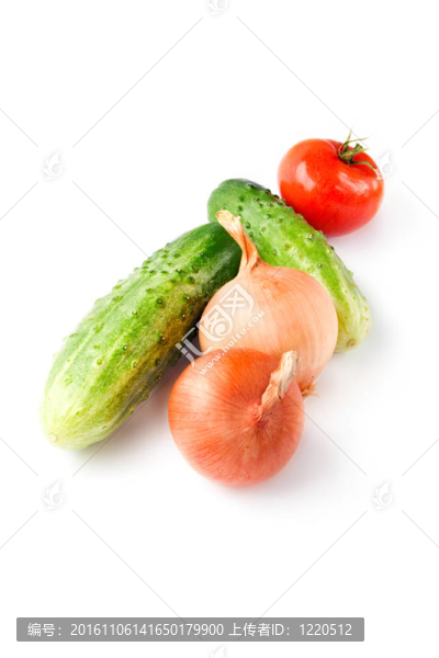 白底蔬菜