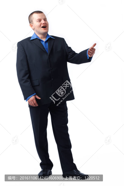 談生意。