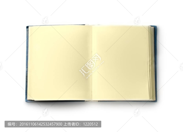 白色背景上的書