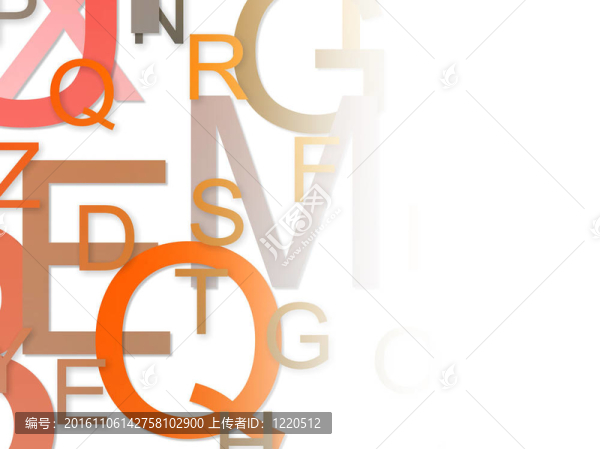 字母表的背景