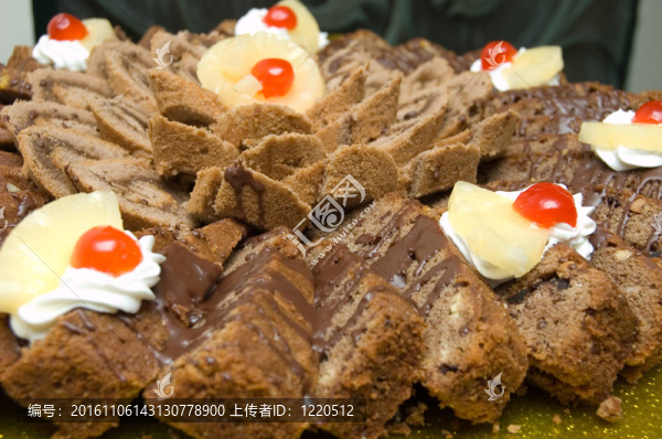 靠近一塊蛋糕