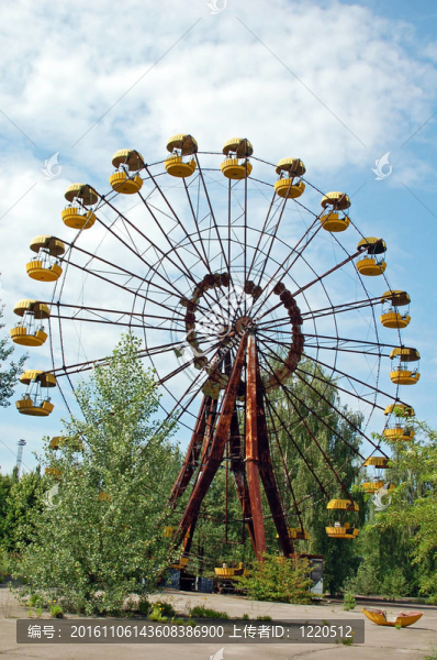 廢棄的游樂園在Pripyat
