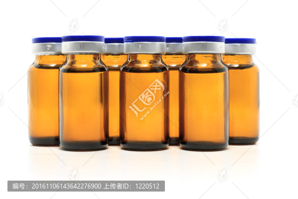 玻璃瓶和藥品