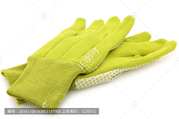綠色園藝手套