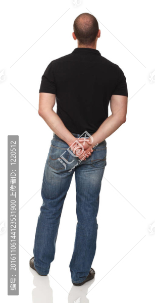 人的后視圖
