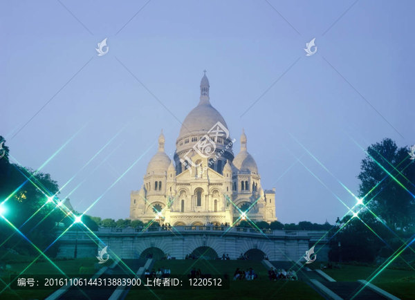 Sacre,Coeur；巴黎