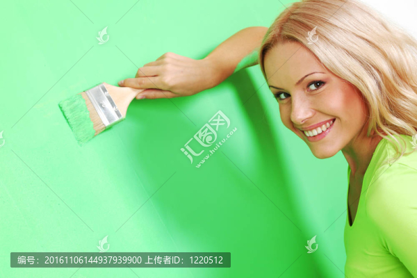 墻上的女人漆