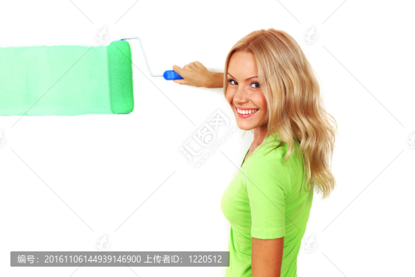 墻上的女人漆