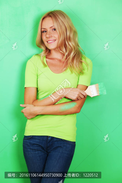 墻上的女人漆