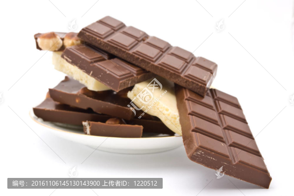 美味的巧克力特寫