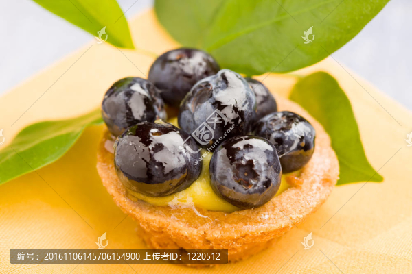 糕點的藍莓