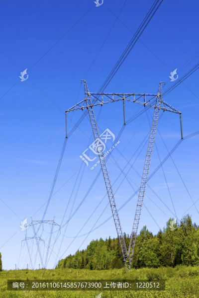 現(xiàn)場高壓輸電線路；木材間