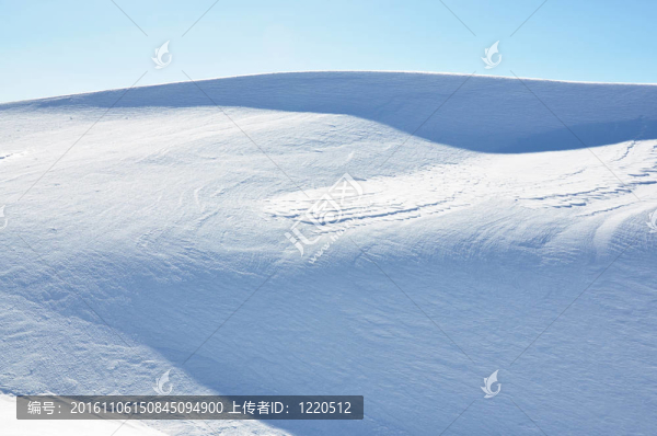 在瑞士的阿爾卑斯山脈的積雪