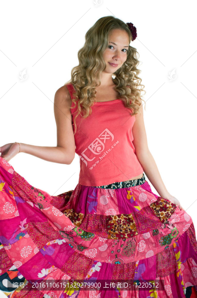 舞蹈的美少女