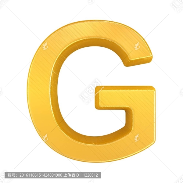 金色的字母G