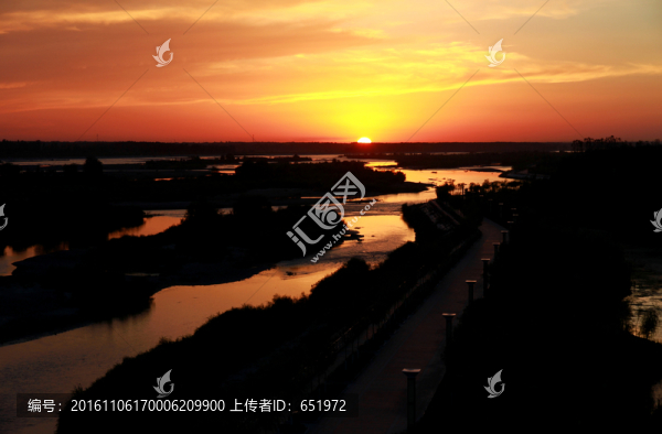 晚霞