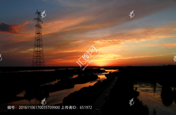 晚霞