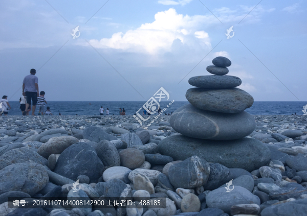 疊石頭