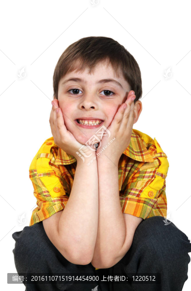 小男孩的肖像