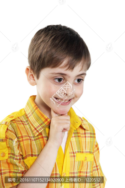 小男孩的肖像