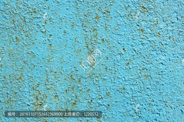 舊銹金屬的紋理與裂紋的藍(lán)色