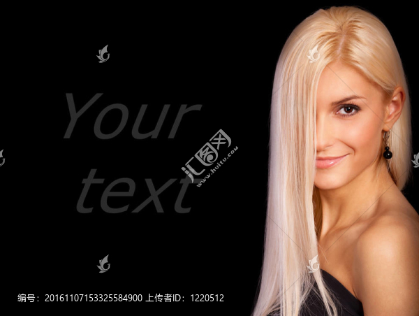 金發(fā)少婦畫(huà)像
