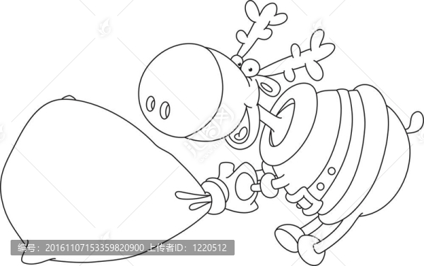 鹿和一袋禮物概述