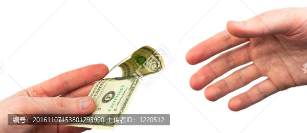 手拉一美元
