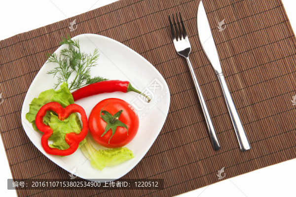 新鮮蔬菜早餐
