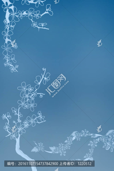 美麗的插圖花卉背景設計與空間為您的文字